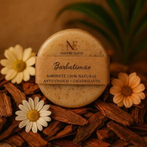 Sabonete Força da Terra - com barbatimão e óleo essencial de melaleuca