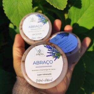 Sabonete Abraço - com extrato de lavanda e manteiga de cacau